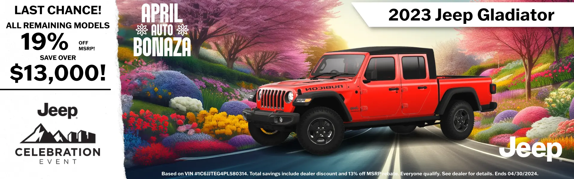  Jeep Gladiator - APRIL 2024